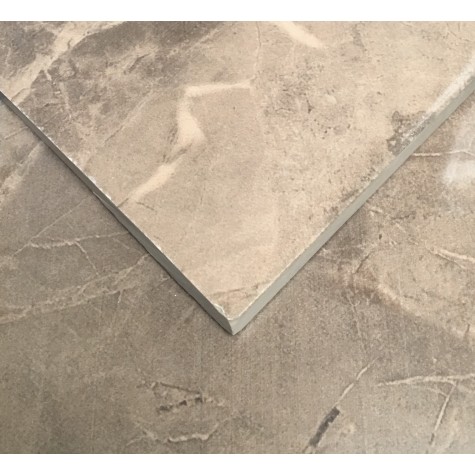 Roman Taupe Polished Porcelain Sample